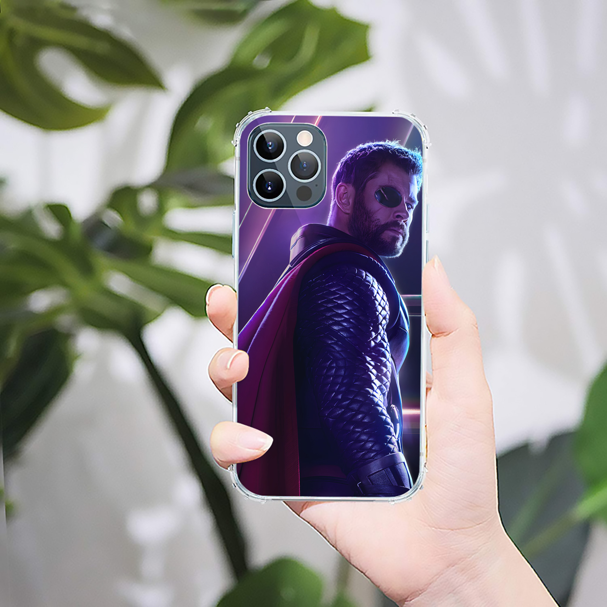 （画像用） アベンジャーズ The Avengers 【iPhone 12シリーズ対応】透明スマホケース（クリアソフトケース）